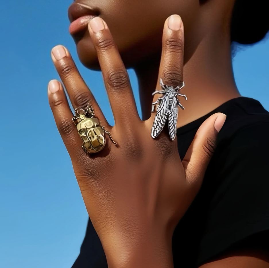 Cicada Statement Ring