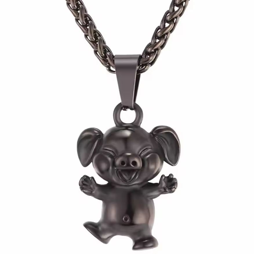 Happy Piggy Necklace