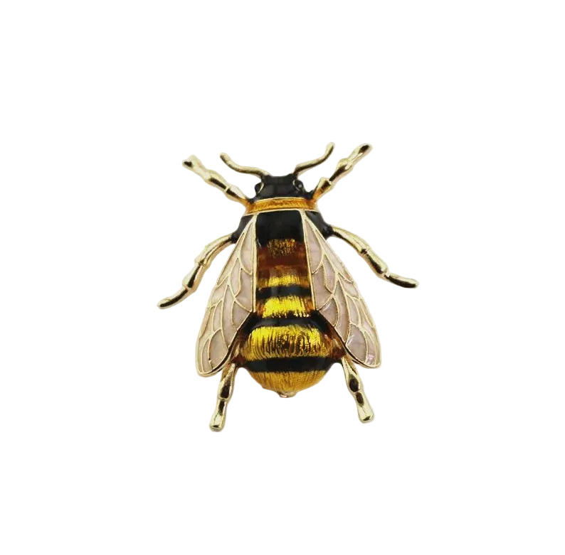 Bumblebee Enamel Brooches