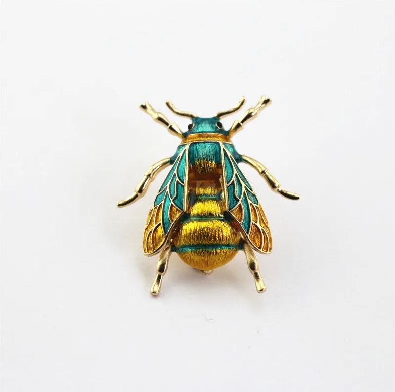 Bumblebee Enamel Brooches