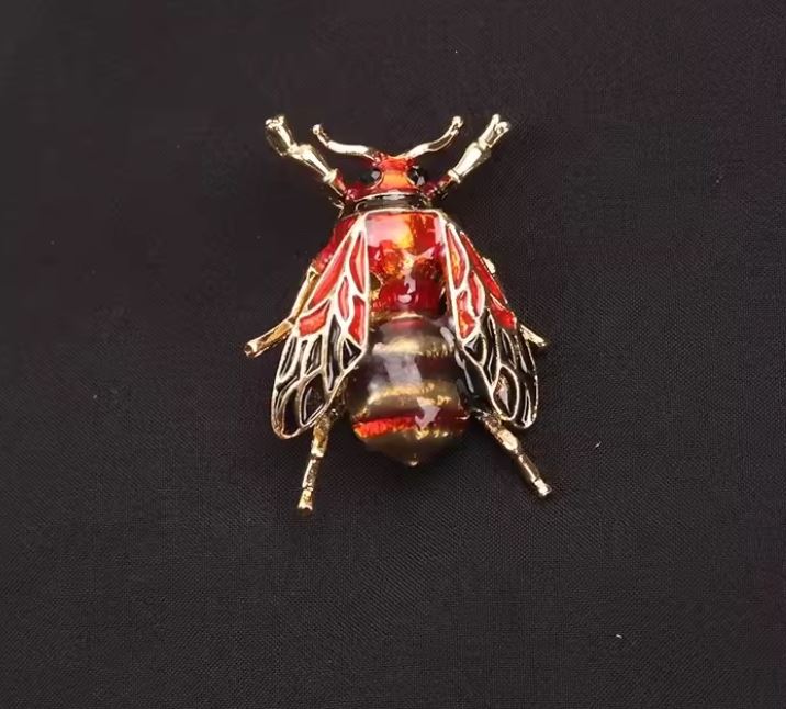 Bumblebee Enamel Brooches