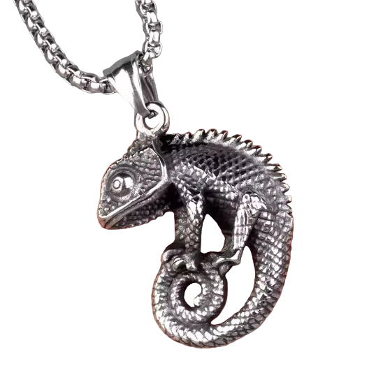 Chameleon Pendant Necklace