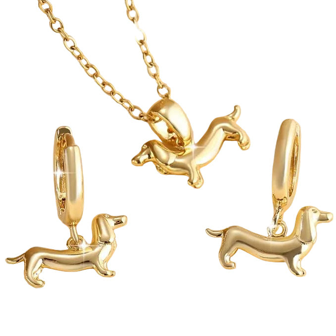 Dachshund Jewelry Set